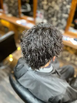 パーマ 中川 花菜のヘアスタイル