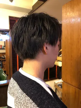 ショート メンズ 長谷川 薫のヘアスタイル