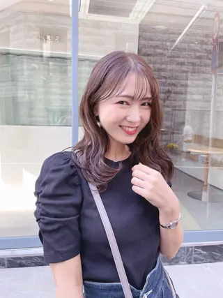 ミディアム 🍨モテベージュ🩰 miraiのヘアスタイル