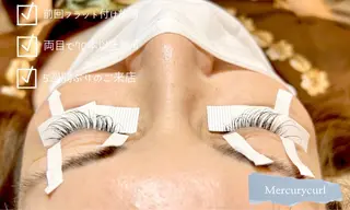 マツエク・マツパ Mercury curl　marieのマツエク・マツパデザイン