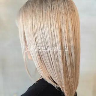 ミディアム EMANON 心斎橋所属・デザインカラー /aiのヘアスタイル