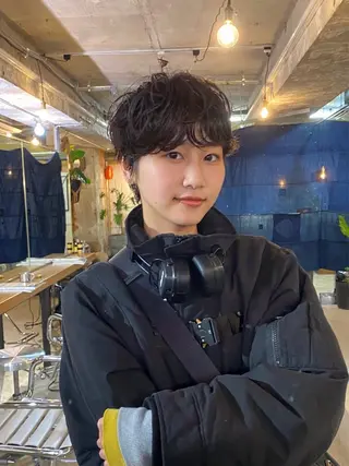 ショート パーマ GATTACA所属・KEI gattacaのヘアスタイル