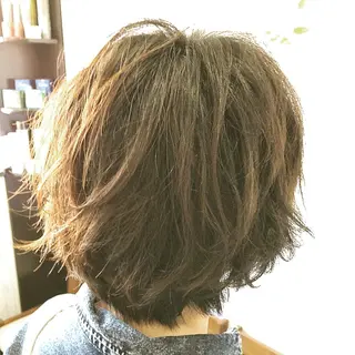 ショート パーマ Rise Heart 中村 裕介のヘアスタイル