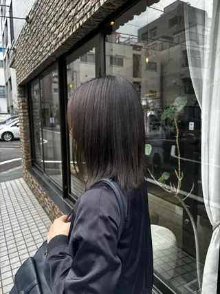 ミディアム カラー 🍒サクラ🍒 /透明感カラー/艶髪のヘアスタイル