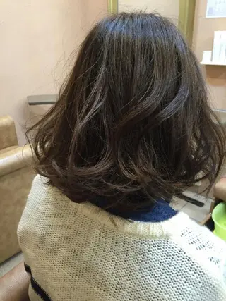 ショート ミディアム セミロング カラー ヘアアレンジ MODE K's松原 YUMIのヘアスタイル