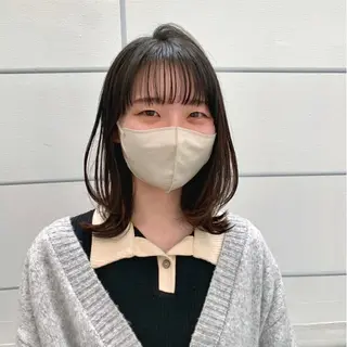 ミディアム aoi /パーマ /まるみショートのヘアスタイル