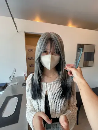 セミロング qulim所属・qulim【クリム】 /ハイトーン/海音のヘアスタイル