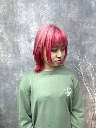 ミディアム 【.ico】心斎橋 飛田ゆうきのヘアスタイル