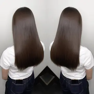 ロング shinka 髪質改善　縮毛矯正所属・美髪ストレート/美髪 レイヤー特化増原優斗のヘアスタイル