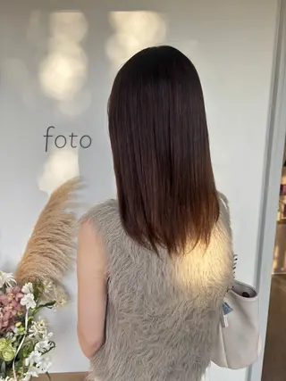 ロング yoshino /ナチュラル縮毛のヘアスタイル