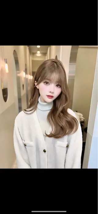 ロング カラー IVE所属・ブリーチなし🤍 渋谷／原島杏奈のヘアスタイル