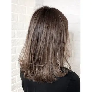 ミディアム カラー KIZU 髪質改善 オカルト怪談のヘアスタイル