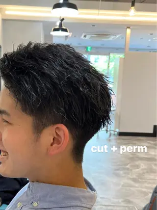 ショート パーマ メンズ 🔥メンズ特化美容師 🔥MIYABIのヘアスタイル