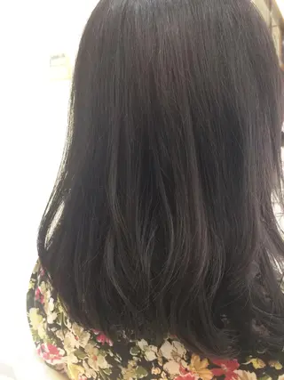 セミロング いけだ ゆうのヘアスタイル