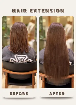 ロング MIYU🌙 エクステフリーランスのヘアスタイル