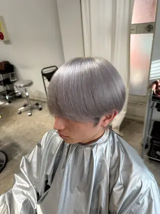 カラー メンズ 🌟艶カラー🌟 /ハイトーン/舜希のヘアスタイル