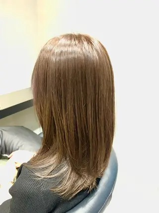 ミディアム カラー パーマ 🌈艶髪/髪質改善 新宿itouのヘアスタイル