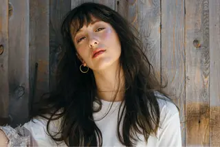 ロング カラー ハイライト/レイヤー ミルクティー/山本のヘアスタイル