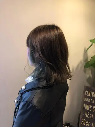 ミディアム カラー パーマ Sail所属・Sail 【セイル】のヘアスタイル