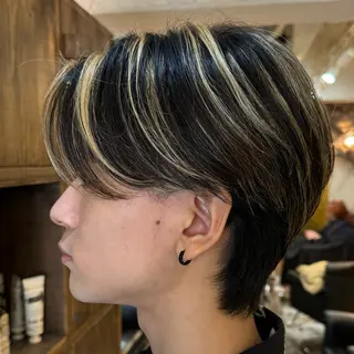 カラー メンズ 韓国ヘア🫧艶カラー 🫧髪質改善/オオヤのヘアスタイル