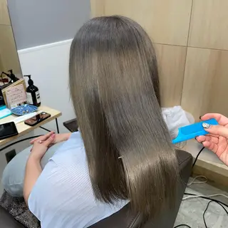 セミロング カラー miloc那覇 MIKUのヘアスタイル