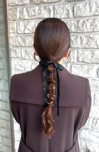 ヘアアレンジ 八木 瑠奈のヘアスタイル