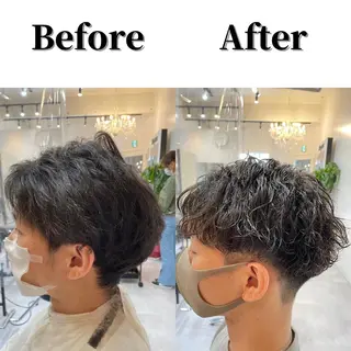 ショート 髪質改善× ハイライト溝江のヘアスタイル