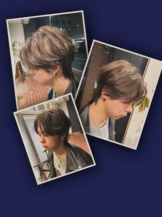 ショート カラー メンズ Hair salon HAL所属・佐藤 栄輔のヘアスタイル