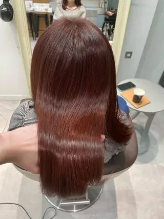 ミディアム ピンクカラー🎀/ ミルクティー🍼花音のヘアスタイル