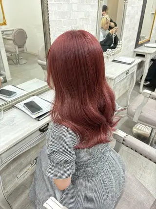 セミロング ヘアセット ☆透明感カラー☆まいのヘアスタイル