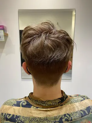 ショート カラー ☾伊左治祐未☾メンズ カットセンター北のヘアスタイル