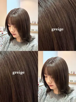 ミディアム 透明感カラー🤎/ ツヤカラー/さくらのヘアスタイル