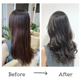 ロング カラー 💫小顔カット TAROのヘアスタイル