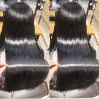 ロング カラー 新宿/髪質改善/ 縮毛矯正/松永ゆいのヘアスタイル