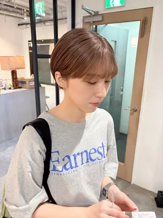 ショート カラー Takuma Suzuki中目黒のヘアスタイル