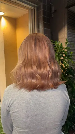 ミディアム カラー ブリーチカラー🎀 Himariのヘアスタイル