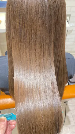 ロング 小島あゆ美/髪質改善 /縮毛矯正/ケラコラのヘアスタイル