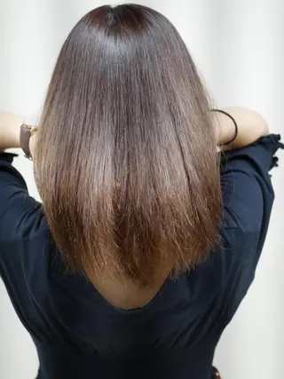 セミロング パーマ 森田 一輝のヘアスタイル