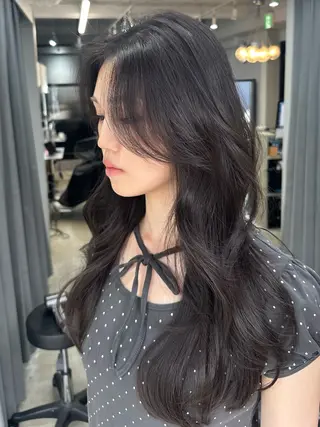 ロング カラー 韓国ヘア✨美髪矯正✨ 高橋大河のヘアスタイル