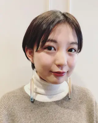 ショート la fith所属・rico_by ヘアとアイブロウのヘアスタイル