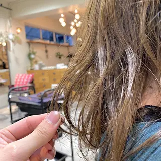 セミロング カラー ヘアアレンジ tane.所属・【ダメージレス施術】 【透明感】北村 拓也のヘアスタイル