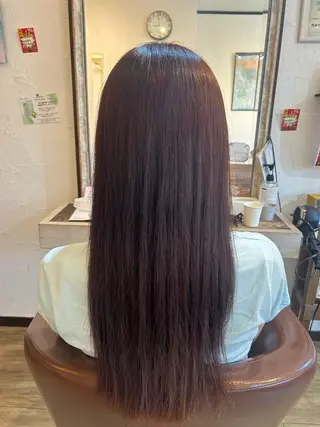 ロング カラー 美容室KURAKU 笹塚店所属・半澤 亜実🪐のヘアスタイル