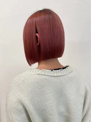 ショート カラー 髪質改善🤍艶カラー ゆいのヘアスタイル