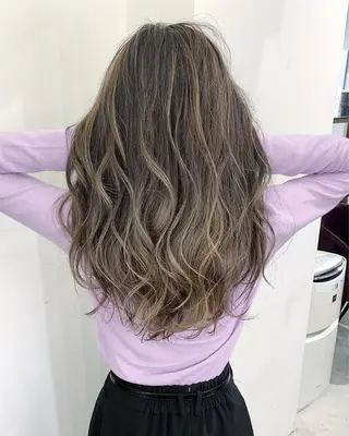 ロング 👑圧倒的カラー👑 佐々木祐希のヘアスタイル