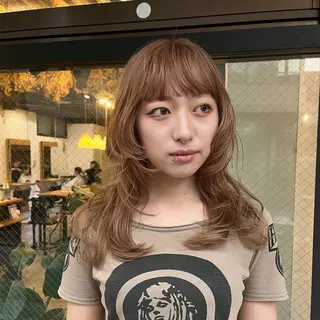 ミディアム カラー GO TODAY SHAiRE SALON 原宿本店所属・ボブ/レイヤー/ ハッシュカット/河内のヘアスタイル