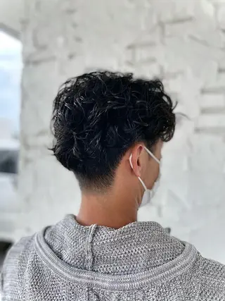 パーマ メンズ 【髪質改善】 夏目結以のヘアスタイル