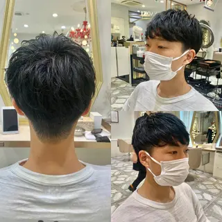 ショート カラー パーマ ヘアアレンジ メンズ キッズ ネイル マツエク・マツパ アイブロウ 《褒められる》 透明感カラー/小嶋のヘアスタイル