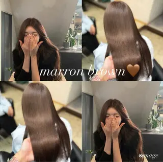 ロング 💞Yuu/艶髪/ 韓国ヘア🇰🇷♡のヘアスタイル