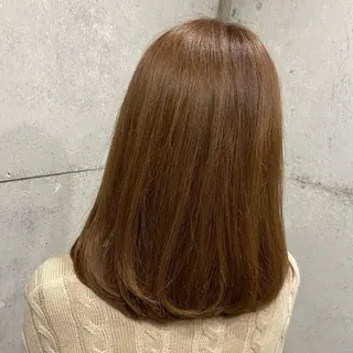 ミディアム 後藤 千絵のヘアスタイル