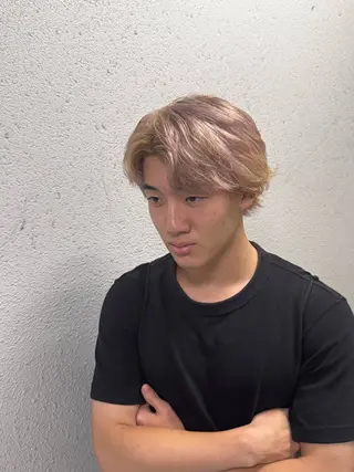 カラー ハイトーン、艶カラー 24時間可能しょあのヘアスタイル